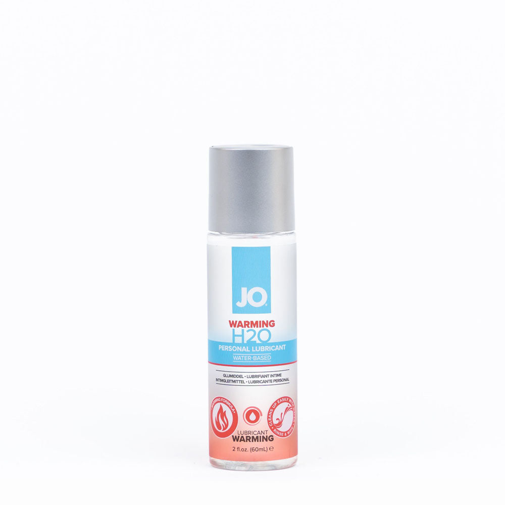 JO H2O Warming Lube - 60 mL - Water Based Warming Lubricant - 60 ml Bottle