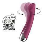 Satisfyer Spinning G-Spot 1 - Red - Red 16.5 cm USB Rechargeable Rotating Vibrator