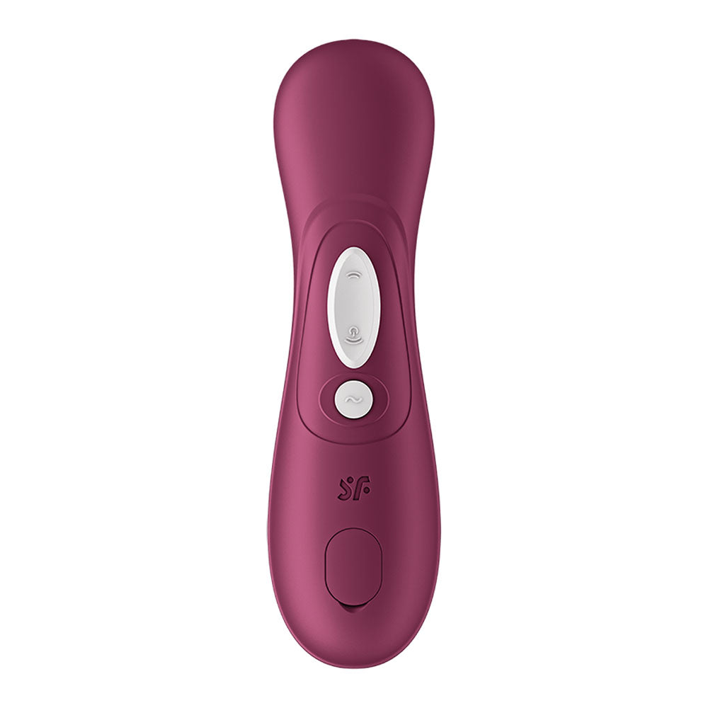 Satisfyer Pro 2 Generation 3 - Wine Red - Wine Red Touch-Free USB-Rechargeable Clitoral Stimulator