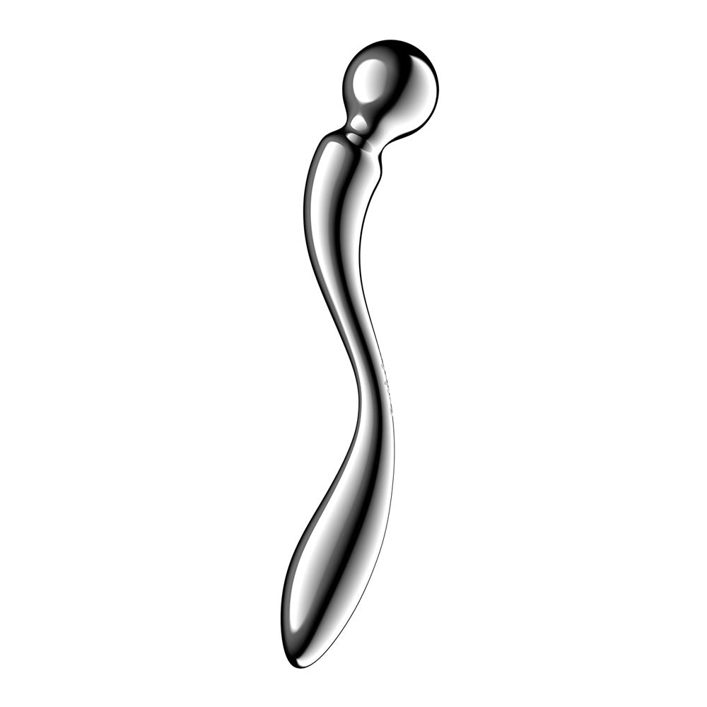 Satisfyer Star Force 2 - Chrome Steel 22 cm Dildo
