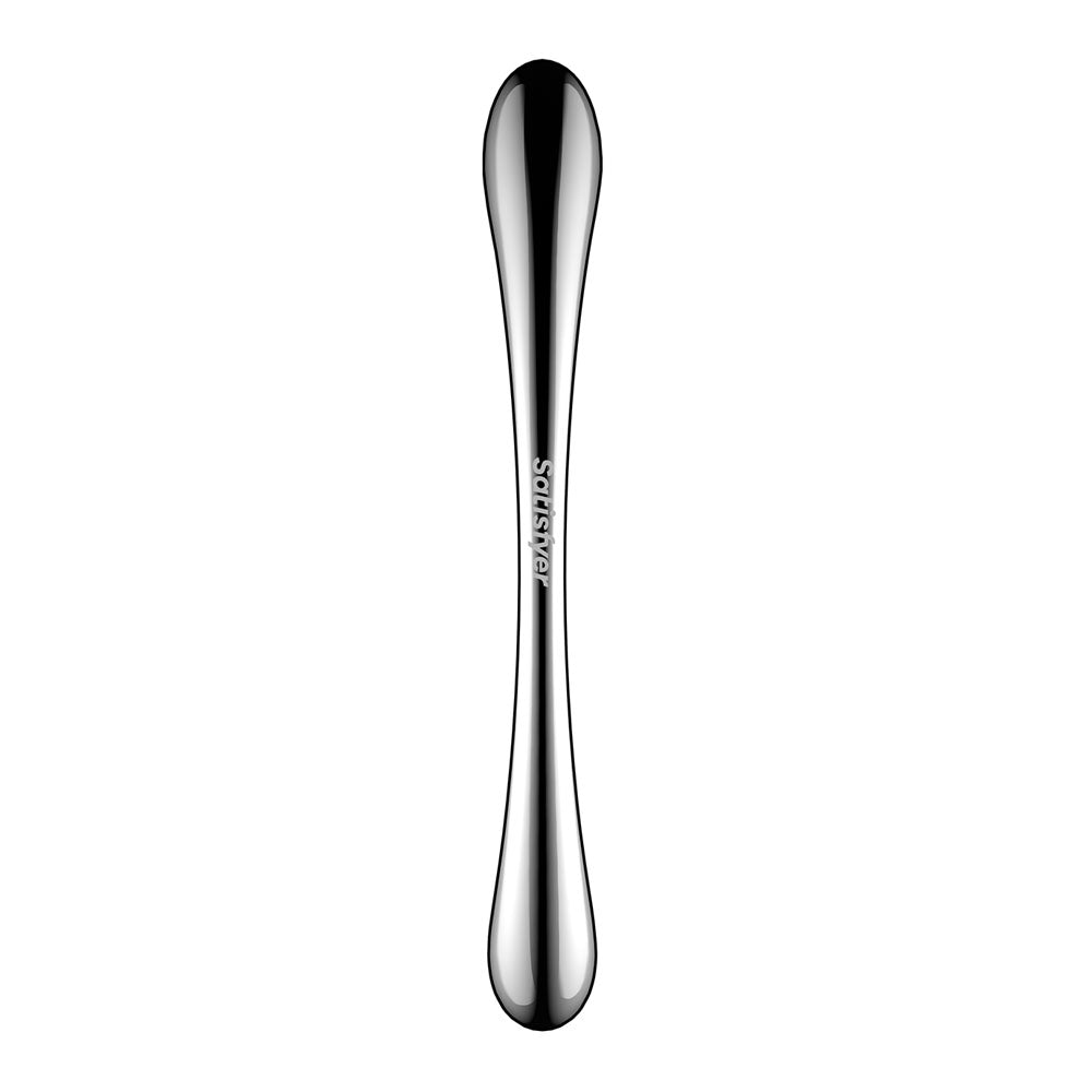 Satisfyer Cosmic Crest 1 - Chrome Steel 24 cm Dildo