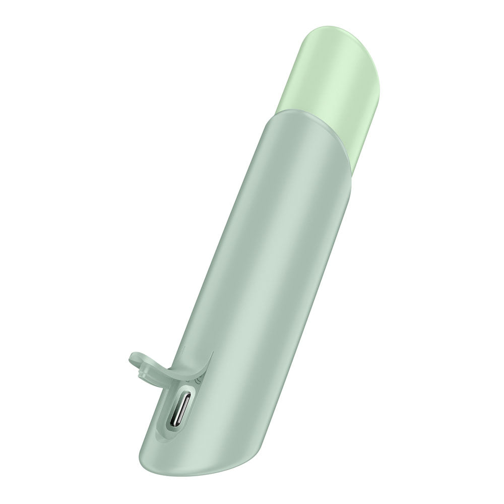 Satisfyer Naughty Kiss - Mint Green USB Rechargeable Air Pulse Stimulator