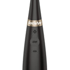 Satisfyer Tip Tease - Black - Black USB Rechargeable Vibrator with Twirling Tip