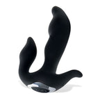 Adam & Eve 3-Point Prostate Massager - Black USB Rechargable Vibrating Prostate Massager