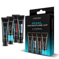 Wicked ANAL ADVENTURE KIT - Mixed Jelle Anal Lubricants 30 ml Bottles - 4 Pack
