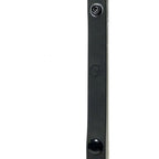 Boneyard Silicone Cock Strap Black - Black 3-Snap Adjustable Cock Ring