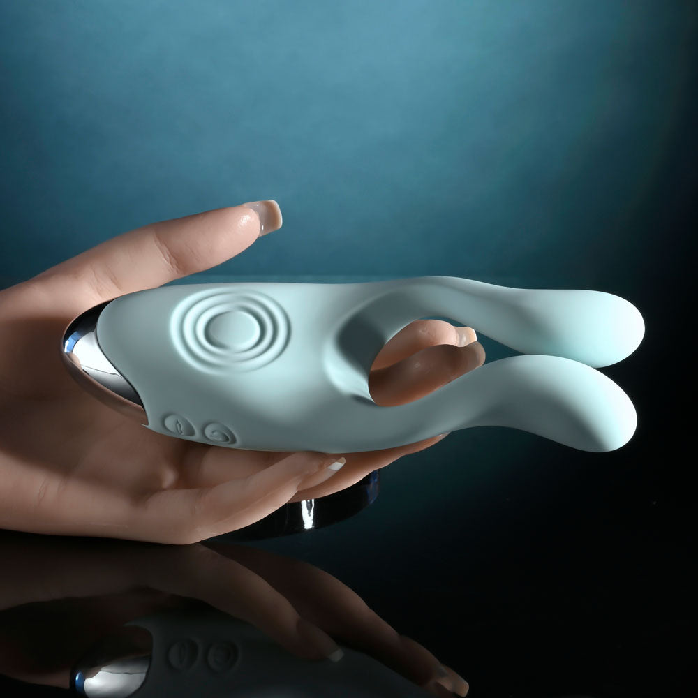 Evolved COUPLES THERAPY - Teal USB Rechargeable Couples Stimulator