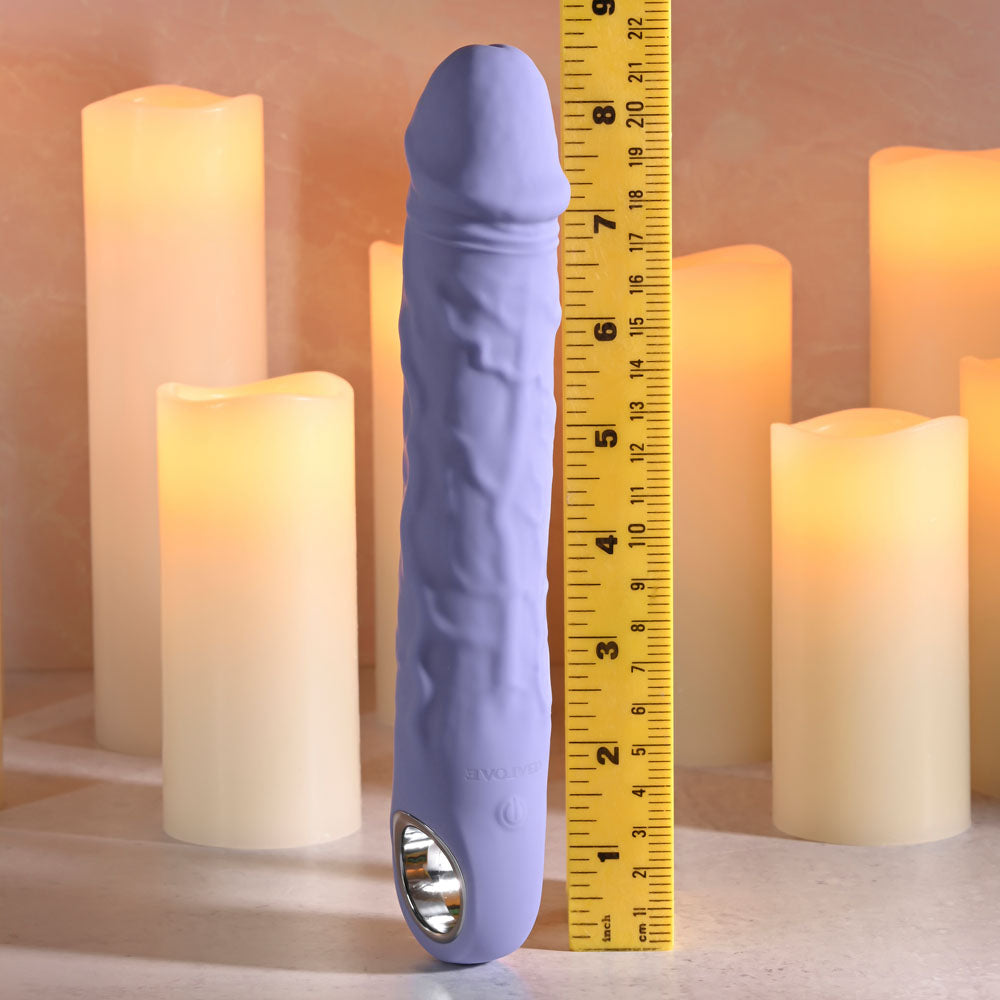 Evolved LARGE PURPLE FANTASY - Purple 21.8 cm USB Rechargeable Vibrator