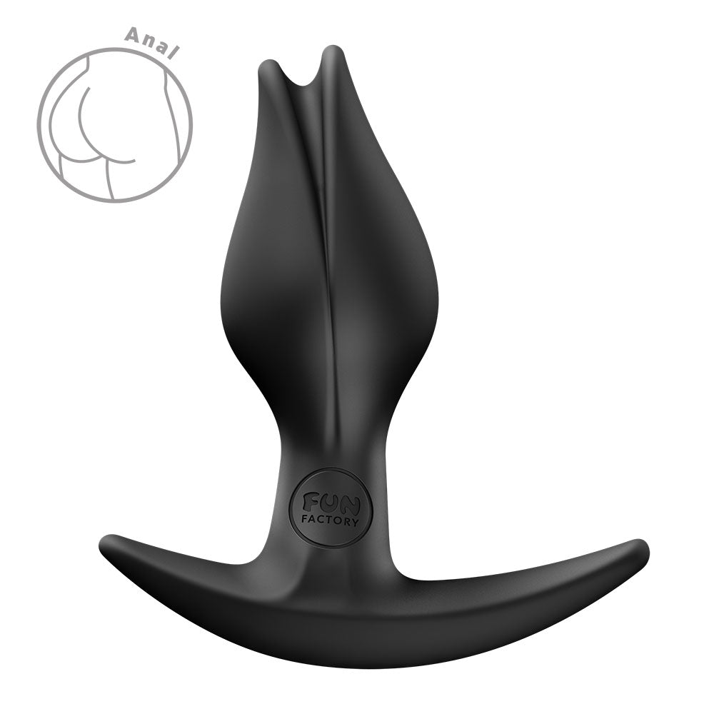 Fun Factory BOOTIE FEM Black - Black 8.5 cm Butt Plug