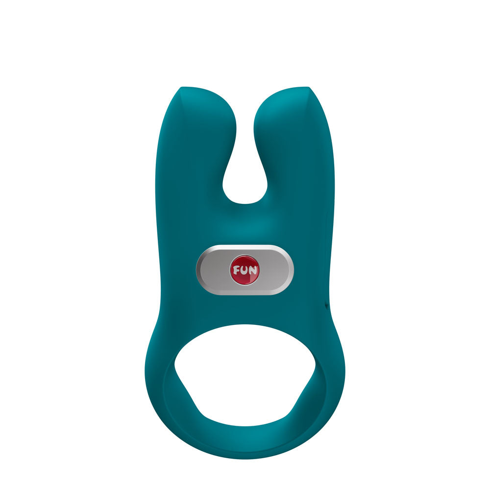 Fun Factory NOS PRO Bottle Green - Bottle Green USB-C Rechargeable Vibrating Cock Ring