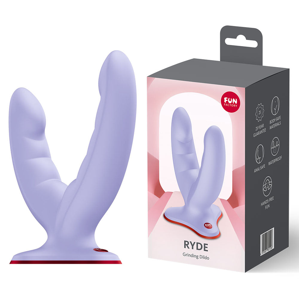 Fun Factory RYDE Purple - Purple Grinding Dildo