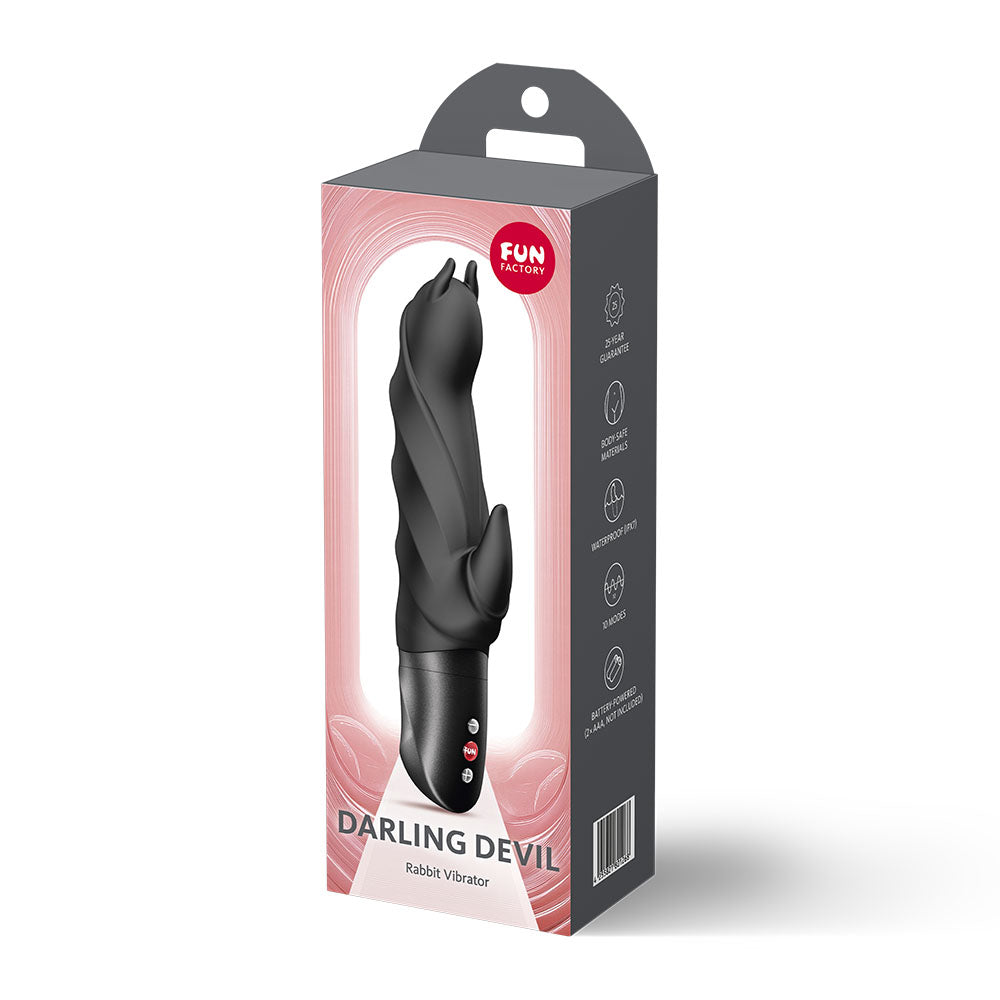 Fun Factory DARLING DEVIL Black - Black 20 cm Vibrator