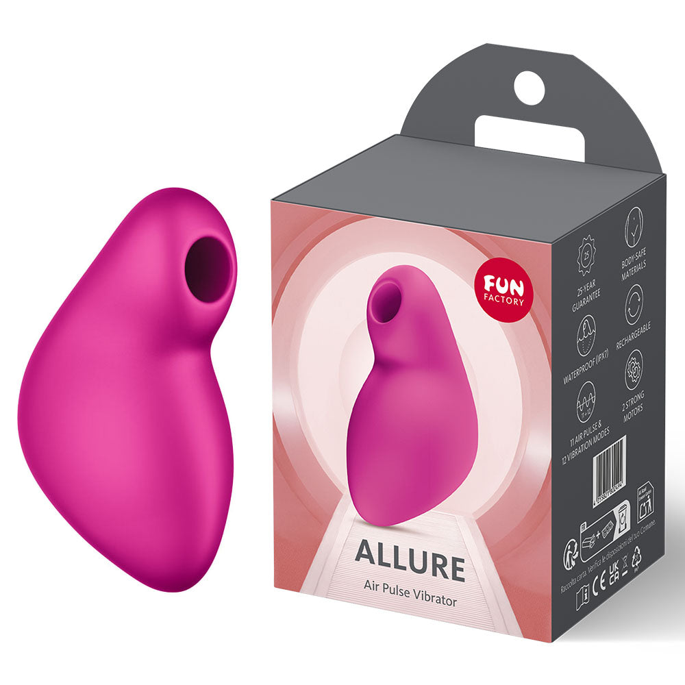 Fun Factory ALLURE Magenta - Magenta USB Rechargeable Air Pulse Stimulator