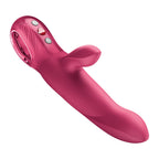 Fun Factory BI STRONIC ARC Raspberry - Raspberry 21.6 cm USB-C Rechargeable Thrusting Vibrator