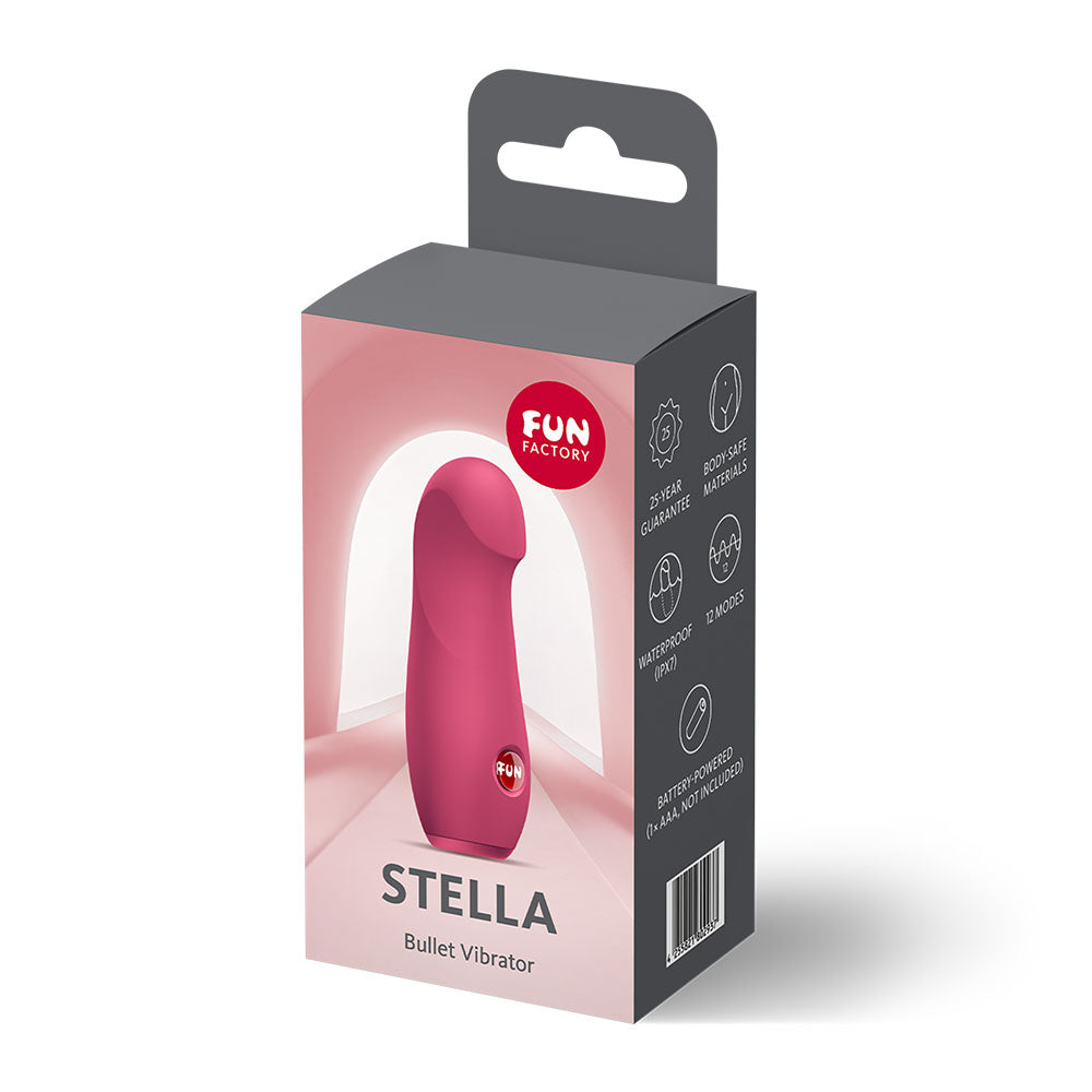Fun Factory STELLA Raspberry - Raspberry Red Vibrating Bullet