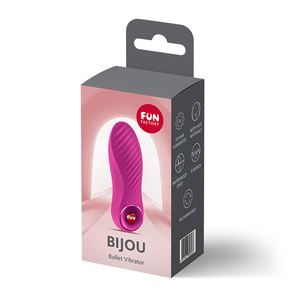 Fun Factory BIJOU Magenta - Magenta USB-C Rechargeable Stimulator