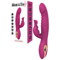 Adam & Eve ROSE GOLD G-SPOT RABBIT - Purple 22.5 cm USB Rechargeable Rabbit Vibrator with Flicking Tip