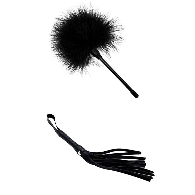 Adam & Eve MIDNIGHT MOODS COLLECTION - Black Couples Bondage Kit - Set of 10 Pieces
