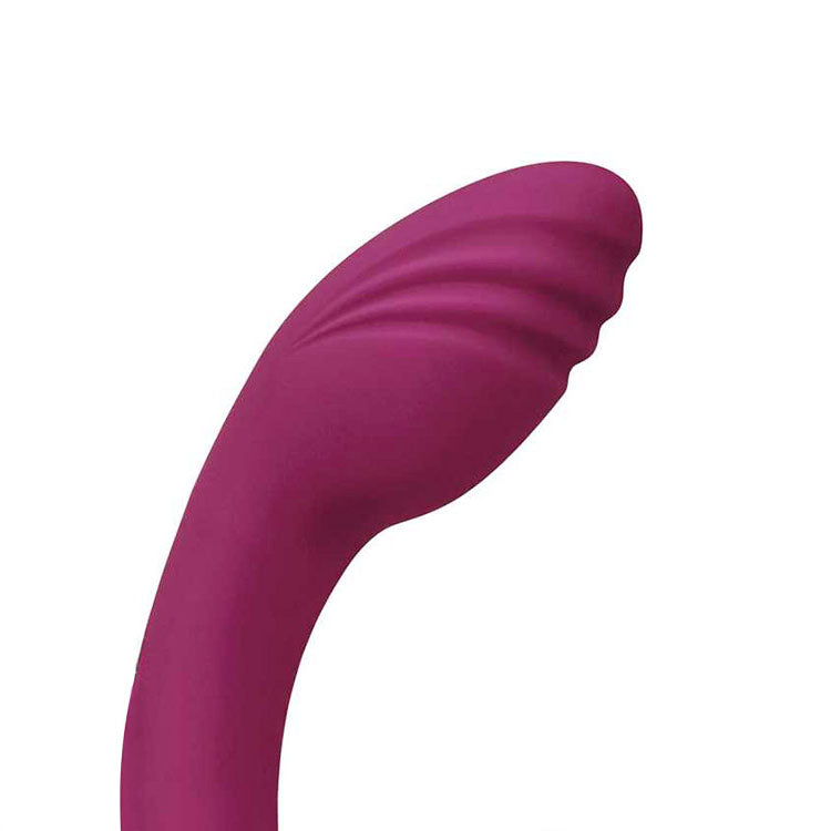 Adam & Eve ROSE GOLD CLIT TICKLER - Red 22 cm USB Rechargeable Rabbit Vibrator