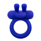 Adam & Eve ROCKIN RABBIT 2.0 - Blue USB Rechargeable Vibrating Cock Ring with Wireless Remote