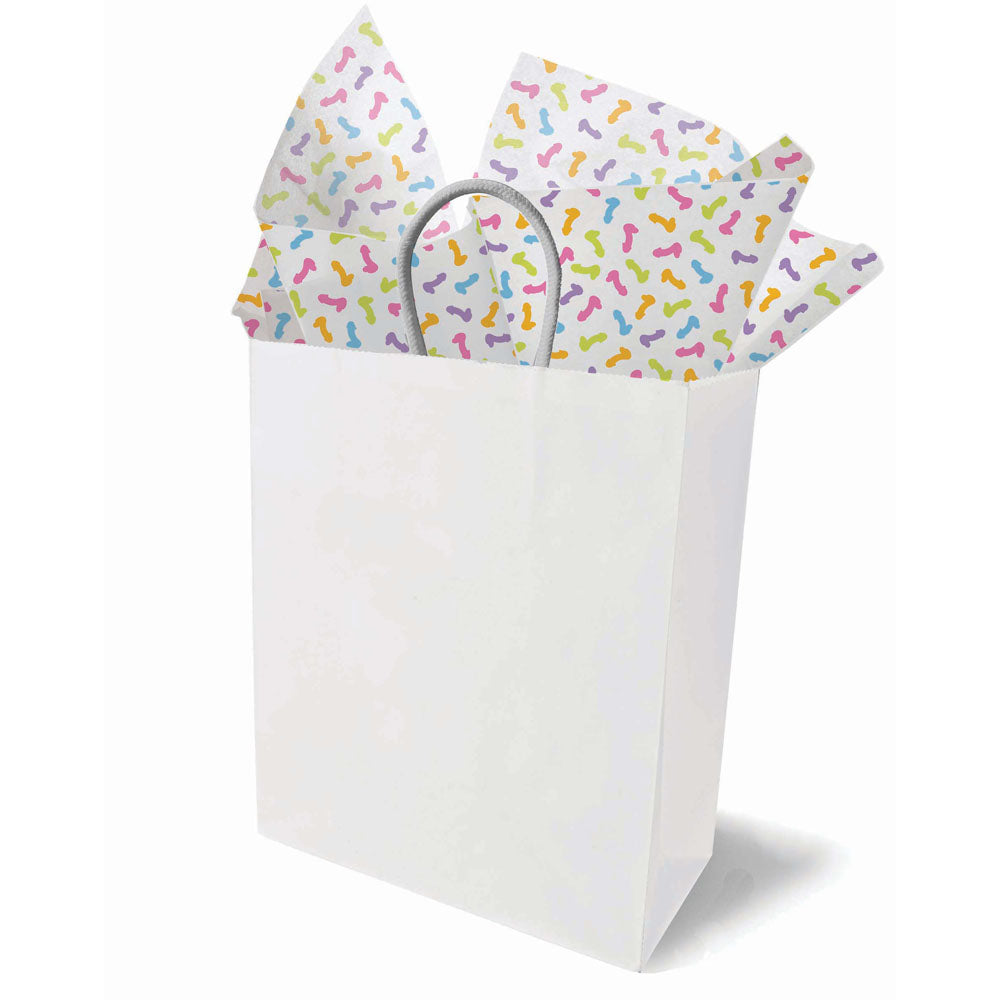 Super Fun Penis Tissue Paper Sheets - Novelty Decoration Sheets - 6 Pack