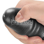 King Sized Vibrating Vibrax Slider - Grey 40.8 cm (16'') USB Rechargeable Vibrating Dildo