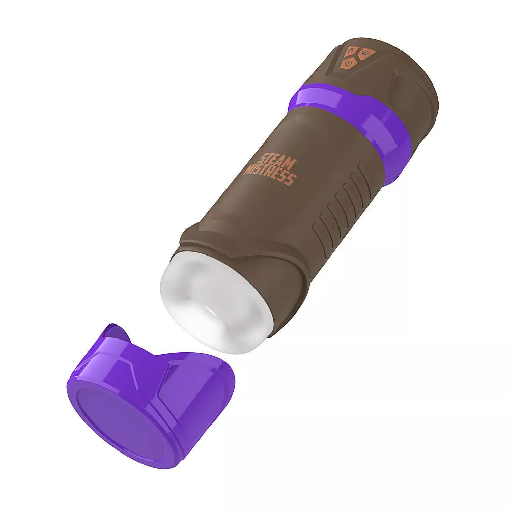 MASTURS Misty - USB Rechargeable Sucking, Vibrating & Squeezing Auto Stroker with Augmented Reality