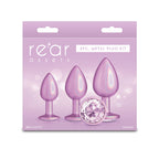 Rear Assets Trainer Kit - Iridescent Pink - Iridescent Pink Metallic Butt Plugs - Set of 3 Sizes