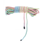OUCH! Bondage Rope - 10 M - Multicolour 1 - Multicoloured Nylon Bondage Rope - 10 metre Length