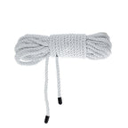 OUCH! Bondage Rope - 10 M - Silver - Silver Nylon Bondage Rope - 10 metre Length