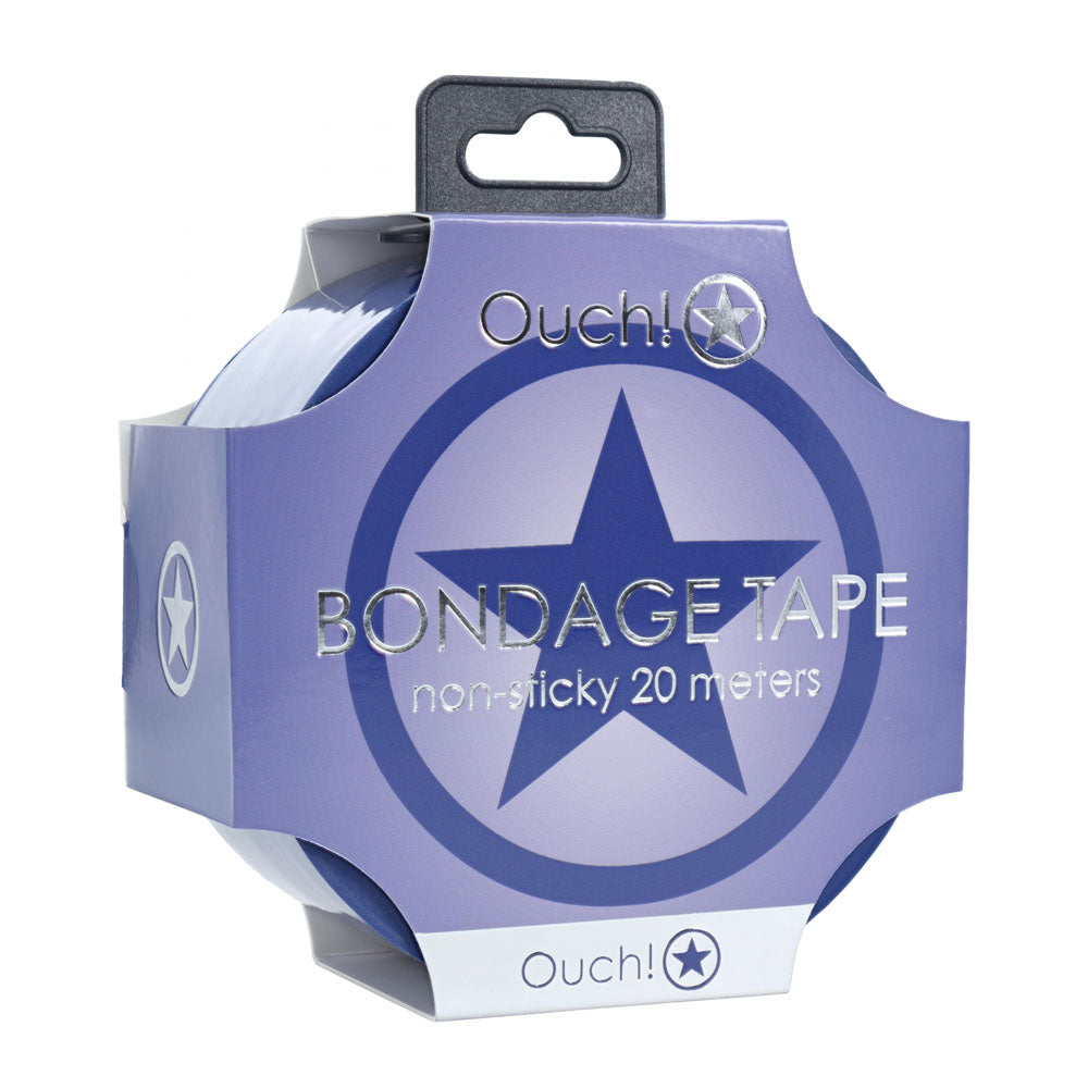 OUCH! PVC Non-Stick Tape - Navy - Navy Blue Bondage Tape - 20 metre Length
