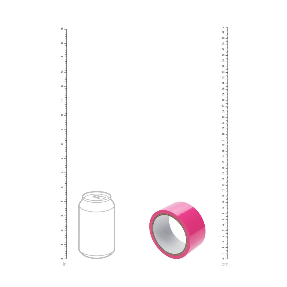 OUCH! PVC Non-Stick Tape - Pink - Pink Bondage Tape - 20 metre Length