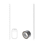 OUCH! PVC Non-Stick Tape - Silver - Silver Bondage Tape - 20 metre Length