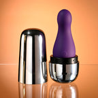 Playboy Pleasure THE JET SET - VIBRATOR - Purple 10.2 cm Vibrator with Self Charging Case