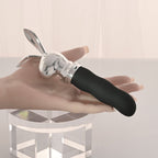 Playboy Pleasure BUNNY ON THE GO - Black/Chrome 18.6 cm USB-C Rechargeable Vibrator