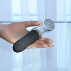 Playboy Pleasure BON VOYAGE - Black/Chrome 18.7 cm USB-C Rechargeable Tapping Vibrator