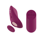 Passion Play Magnet Panty Vibe with Remote - Purple USB Rechargeable Panty Vibrator with Wireless Remote Control
