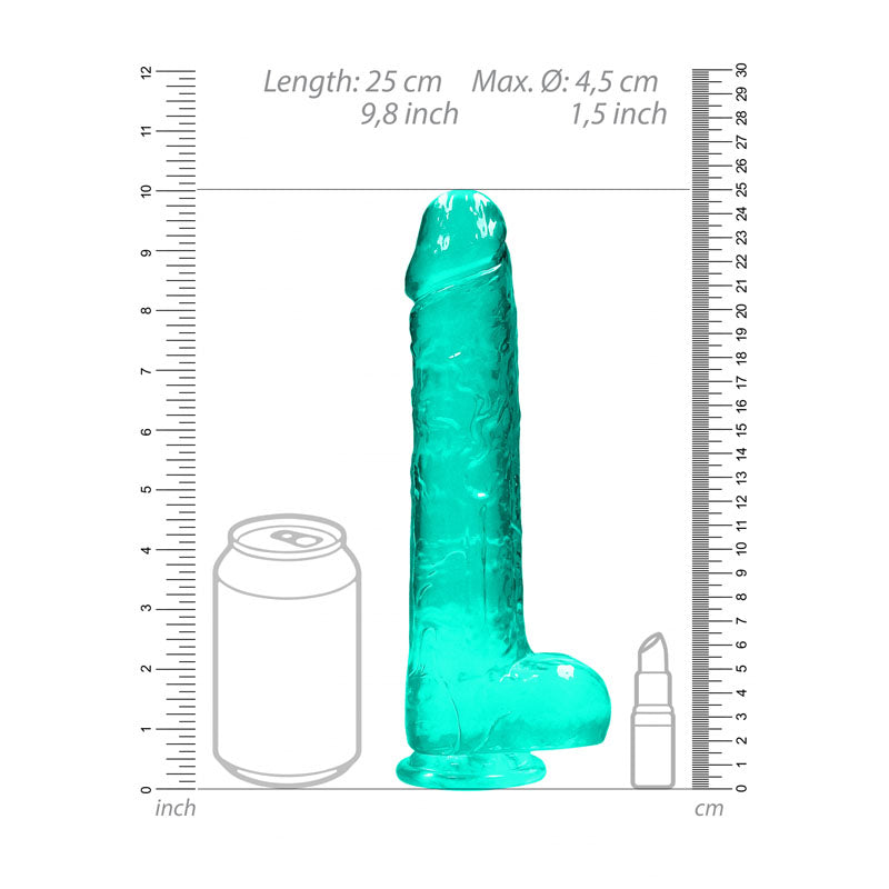 REALROCK Realistic Dildo With Balls 9IN -