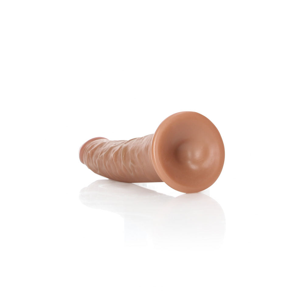 REALROCK Realistic Slim Dildo without Balls - 15.5 cm - Tan 15.5 cm (6'') Dong