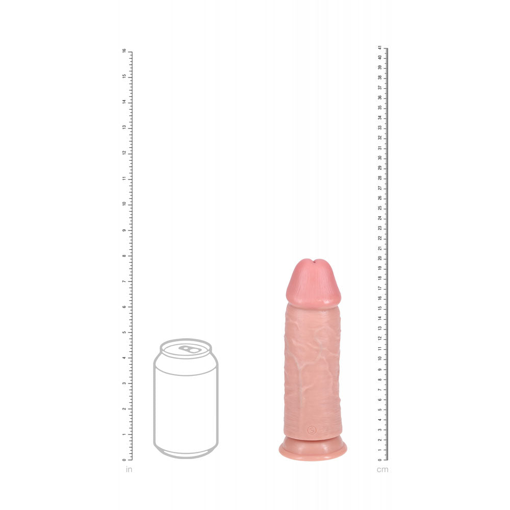 REALROCK 20cm Extra Thick Dildo - Flesh - Flesh 20 cm (8'') Extra Thick Dong