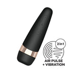 Satisfyer Pro 3+ - Touch-Free USB-Rechargeable Clitoral Stimulator with Vibration