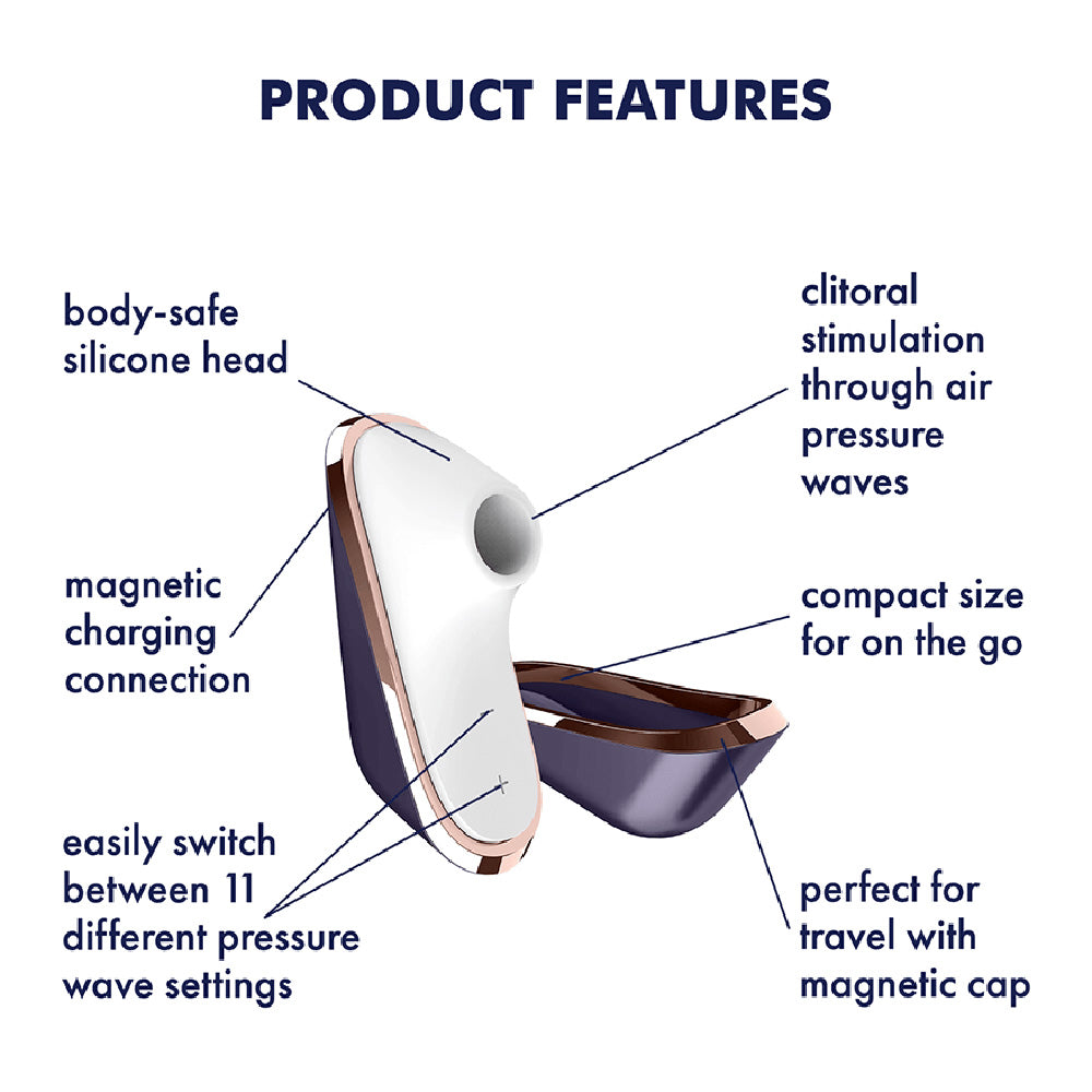 Satisfyer Pro Traveller - USB Rechargeable Touch-Free Clitoral Stimulator