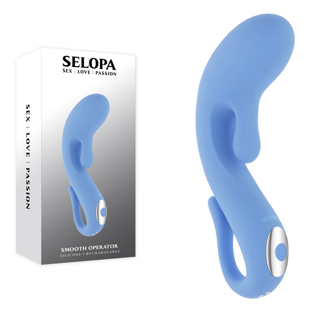 Selopa SMOOTH OPERATOR - Blue USB Rechargeable Vibrator