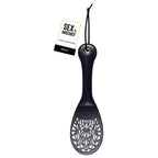 Sex & Mischief Lace Spanker - Black Spanking Paddle