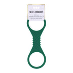 Sex & Mischief Indica Large Silicone Cuffs - Green Large Restraints