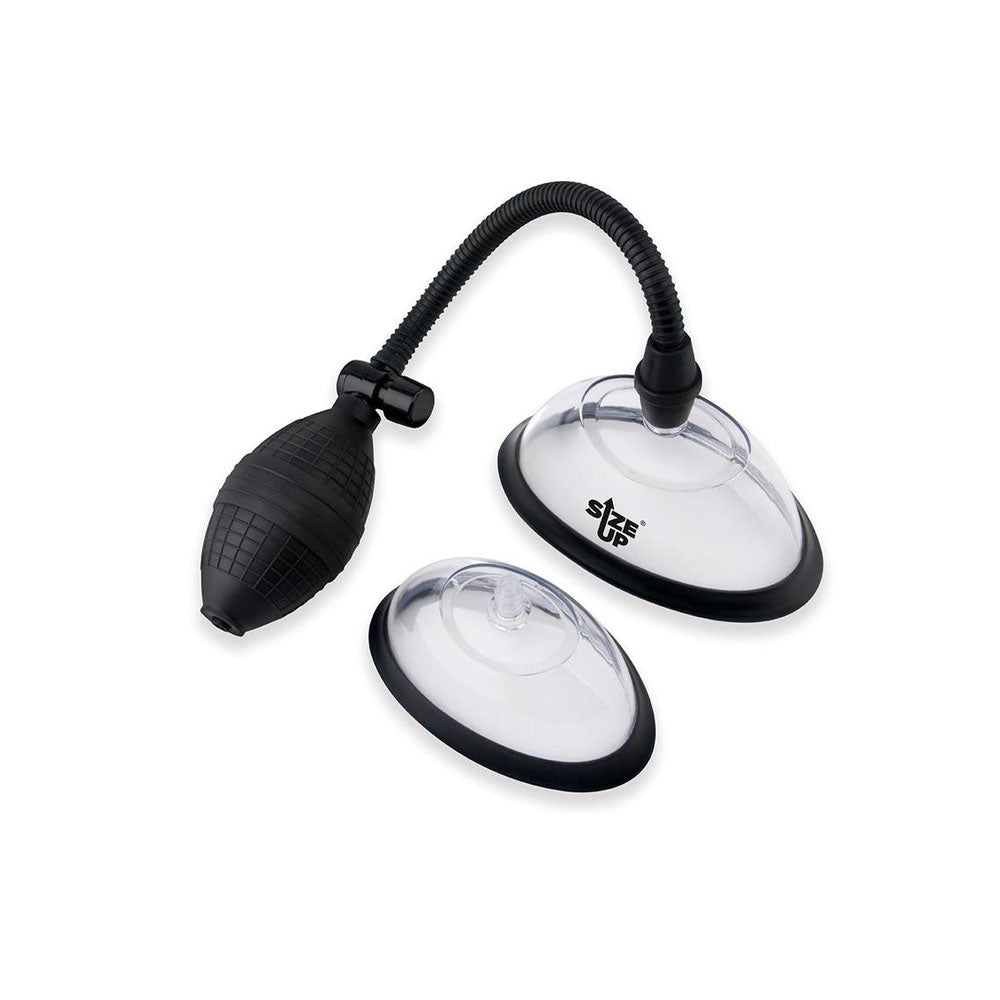 Size Up Classic Pussy Pump with 2 Chambers - Vagina Pump with 2 Interchangeable Chambers