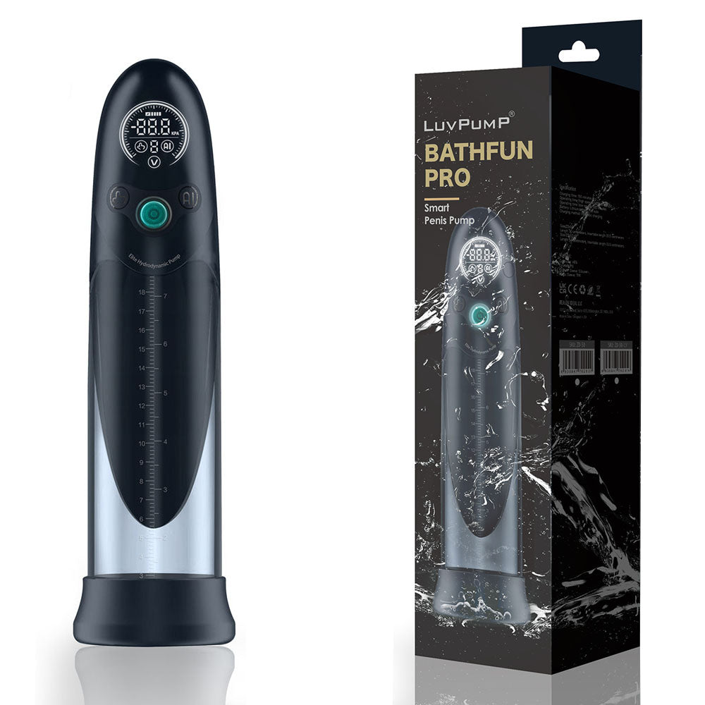 LuvPump Bathfun Pro - USB Rechargeable Waterproof Smart Automatic Penis Pump