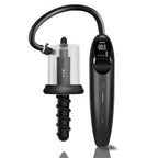 LuvPump RosCup Pro Smart Rosebud Pump - Black USB Rechargeable Anal Pump with Vibrating Probe