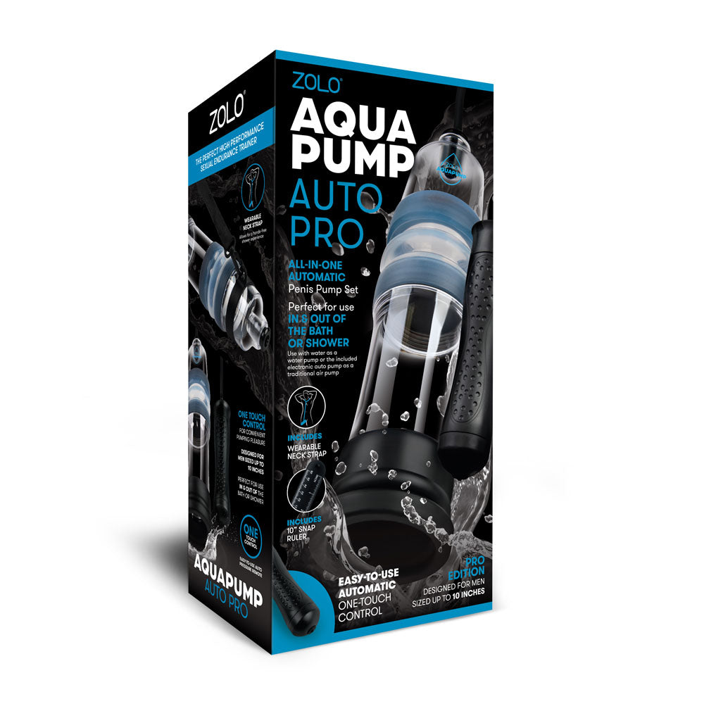 Zolo Aquapump Auto Pro - Clear Auto Water Penis Pump